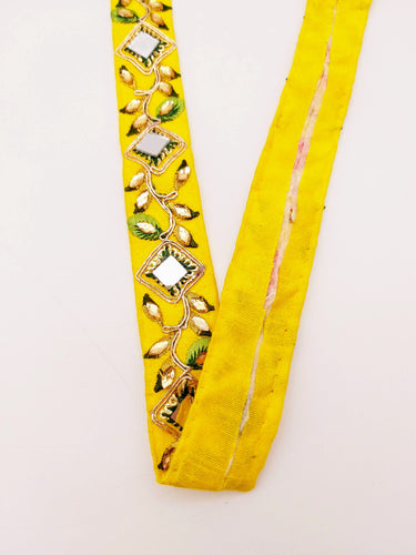 Yellow Silk Trim